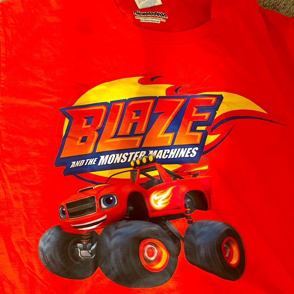Blaze monster machines t-shirt